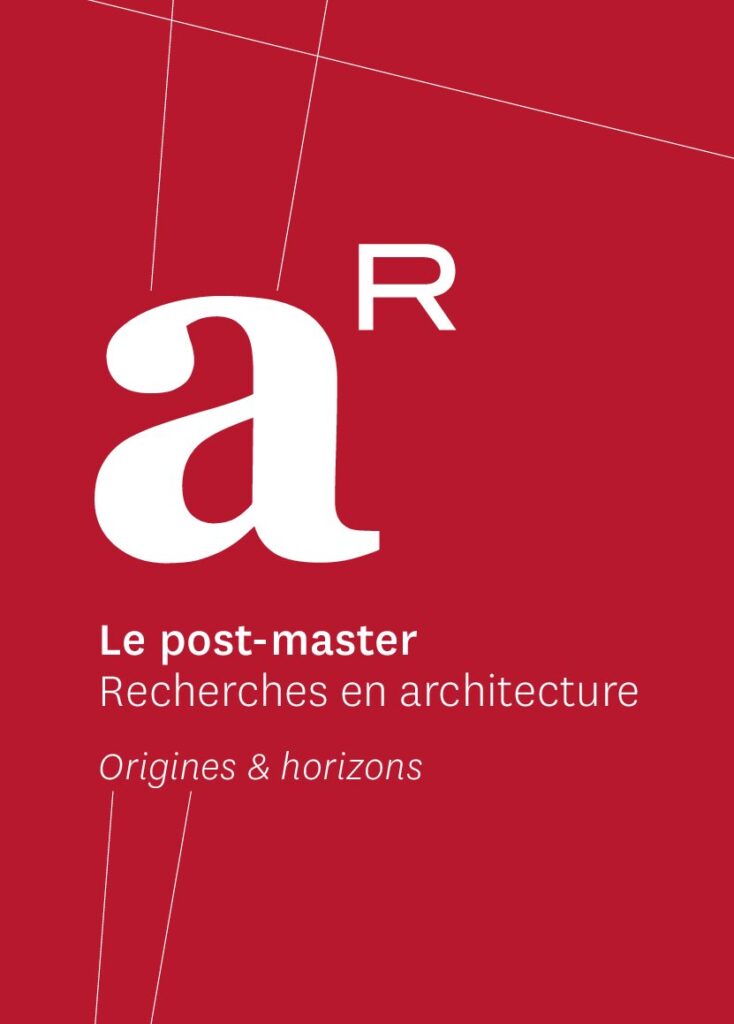 Première page de la ressource PDF Presentation of the post-master's course Recherches en architecture - origines et horizons, 2017
