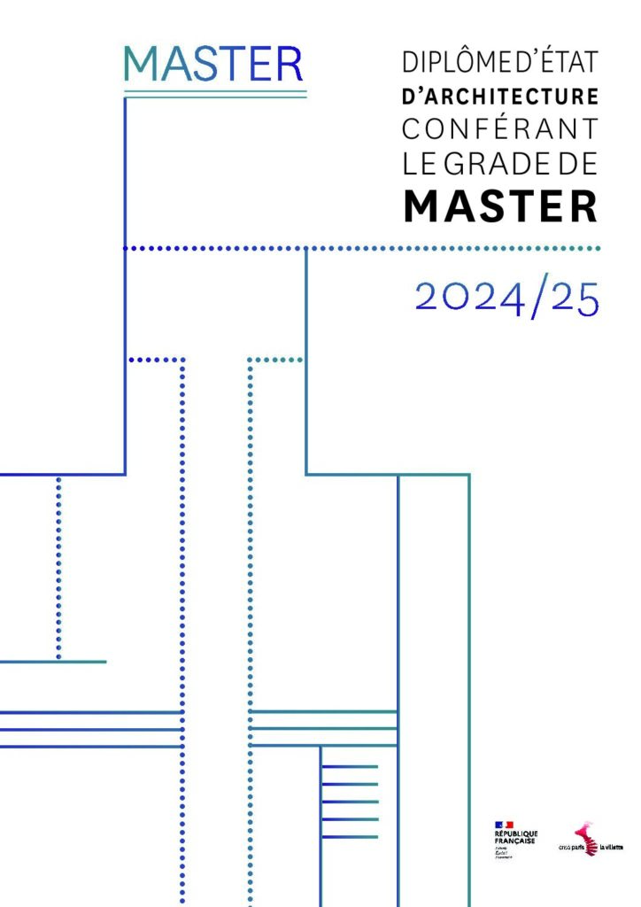 Première page de la ressource PDF Plaquette de présentation du Cycle Master, 2024-2025