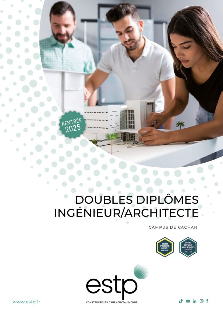 Première page de la ressource PDF ESTP Plaquette de présentation bi-cursus AI-IA – 2025