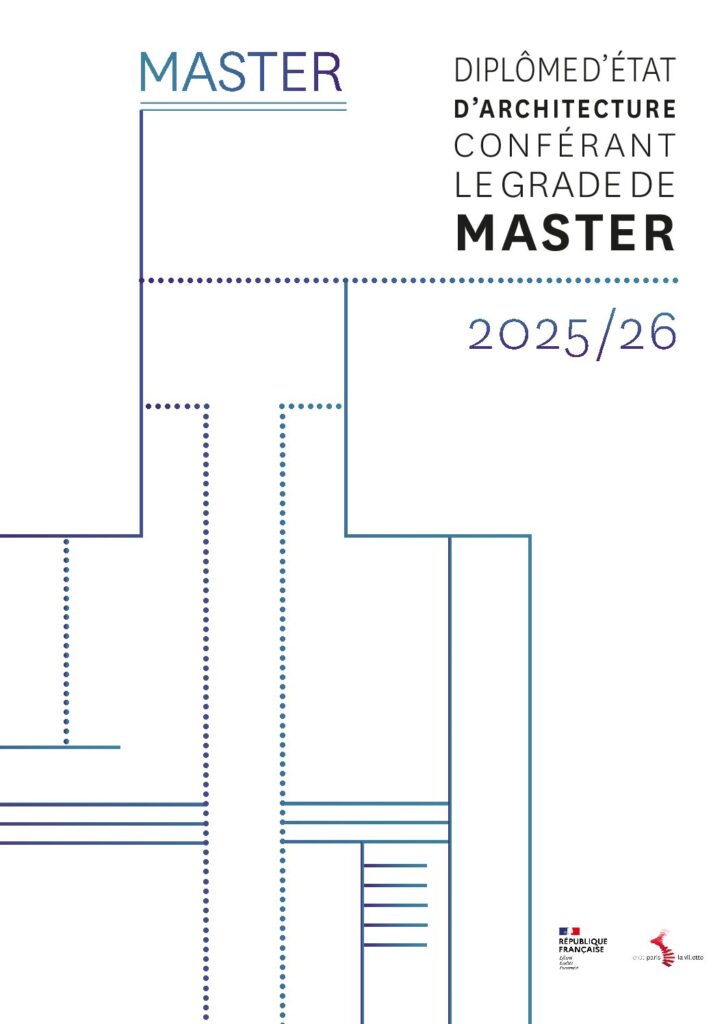 Première page de la ressource PDF Plaquette de présentation du Cycle Master, 2025-2026