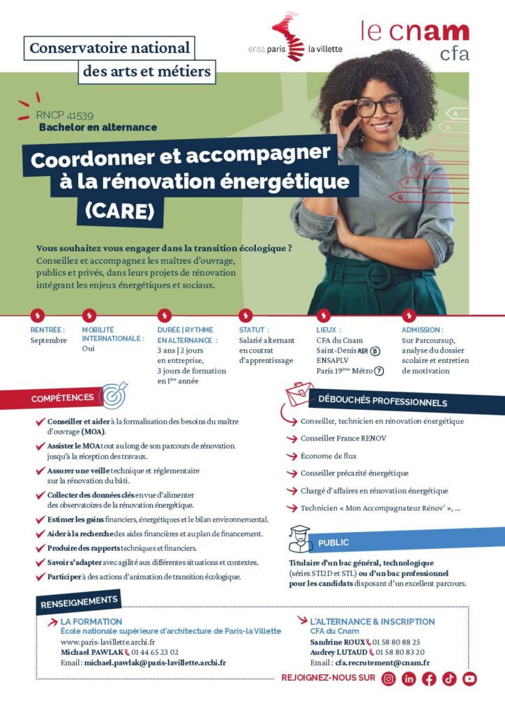 Première page de la ressource PDF Plaquette de présentation de la formation en apprentissage CARE - 2026